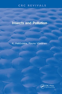Immagine di copertina: Insects and Pollution 1st edition 9781315894522
