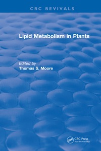 Cover image: Lipid Metabolism in Plants 1st edition 9781315894973