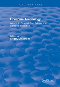 Cover image: Liposome Technology 1st edition 9781315895024