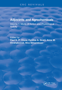 Cover image: Adjuvants and Agrochemicals 1st edition 9781315890388