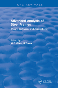 صورة الغلاف: Advanced Analysis of Steel Frames 1st edition 9781315890418