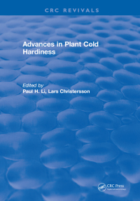 Cover image: Advances in Plant Cold Hardiness 1st edition 9781315890425