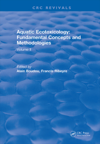 Imagen de portada: Aquatic Ecotoxicology 1st edition 9781315890760