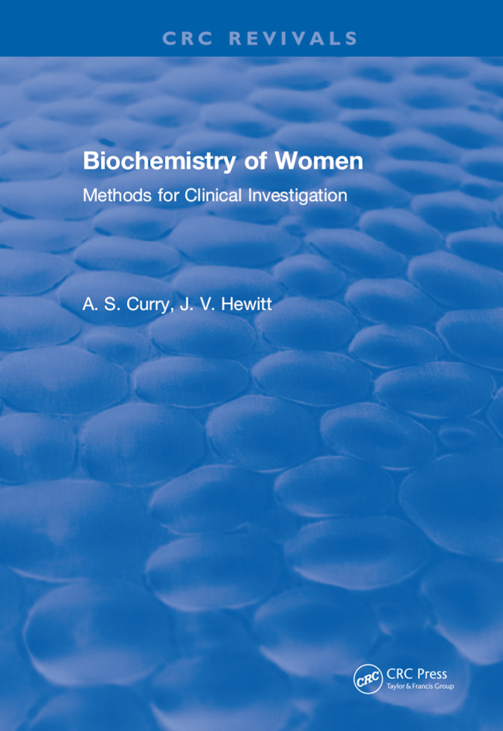 Biochemistry of Women Methods For Clinical Investigation 1st Edition