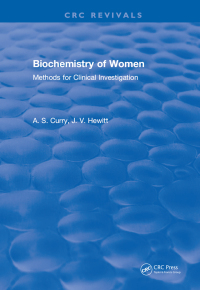 表紙画像: Biochemistry of Women Methods 1st edition 9781315891088