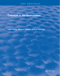 表紙画像: Cadmium in the Environment 2nd edition 9781315891279