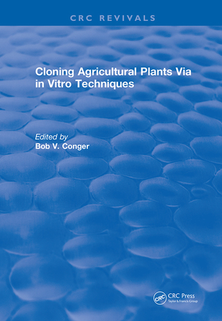 Titelbild: Cloning Agricultural Plants Via in Vitro Techniques 1st edition 9781315891606
