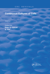 Cover image: Continuous Cultures Of Cells 1st edition 9781315891774