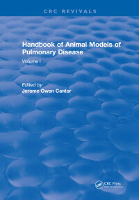 Cover image: CRC Handbook of Animal Models of Pulmonary Disease 1st edition 9781315891866