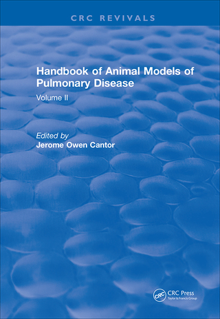 Cover image: CRC Handbook of Animal Models of Pulmonary Disease 1st edition 9781315891873