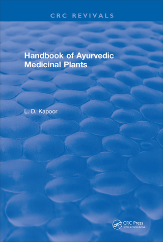Cover image: CRC Handbook of Ayurvedic Medicinal Plants 1st edition 9780367411893