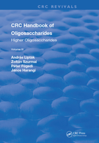 Cover image: CRC Handbook of Oligosaccharides 1st edition 9781315892047