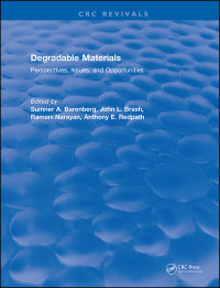 Cover image: Degradable Materials 1st edition 9781315892221