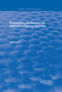 Cover image: Engineering Economics of Alternative Energy Sources 1st edition 9781315892634