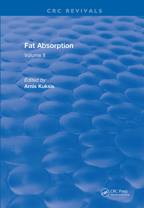 Fat Absorption: Volume II, 1st Edition - FULL INSTANT DOWNLOAD | PDF DOCX EPUB