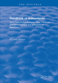 Imagen de portada: Handbook of Antioxidants 1st edition 9781315893273