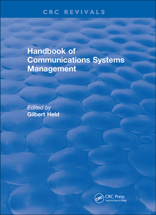 Cover image: Handbook of Communications Systems Management 1st edition 9781315893365
