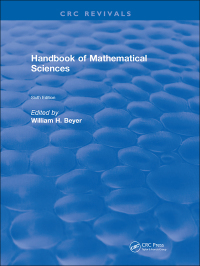 Cover image: Handbook of Mathematical Science 6th edition 9781315893563