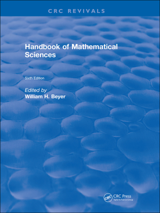 Cover image: Handbook of Mathematical Science 6th edition 9781315893563
