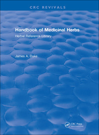 Cover image: Handbook of Medicinal Herbs 1st edition 9781315893570