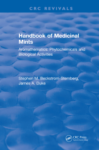 Cover image: Handbook of Medicinal Mints 1st edition 9781315893587