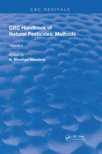 表紙画像: Handbook of Natural Pesticides: Methods 1st edition 9781315893600