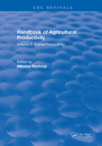 Imagen de portada: Handbook of Agricultural Productivity 1st edition 9781315893761
