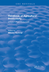 Imagen de portada: Handbook of Agricultural Productivity 1st edition 9781315893778