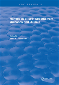 Imagen de portada: Handbook of EPR Spectra from Quinones and Quinols 1st edition 9781315893938