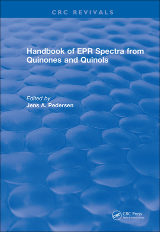 Cover image: Handbook of EPR Spectra from Quinones and Quinols 1st edition 9781315893938