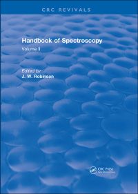 Cover image: Handbook of Spectroscopy 1st edition 9781315893990