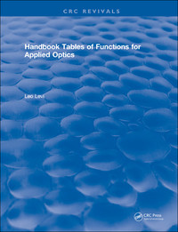 Cover image: Handbook Tables of Functions for Applied Optics 1st edition 9781315894034