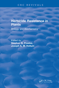 صورة الغلاف: Herbicide Resistance in Plants 1st edition 9781315894089