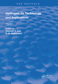 Titelbild: Hydrogen: Its Technology and Implication 1st edition 9781315894195