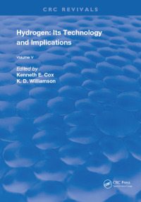 Imagen de portada: Hydrogen: Its Technology and Implication 1st edition 9781315894201