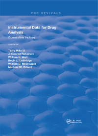 Cover image: Instrumental Data for Drug Analysis, Second Edition 1st edition 9781315894614