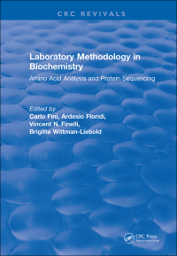 Imagen de portada: Laboratory Methodology in Biochemistry 1st edition 9781315894829