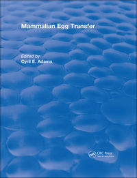 Immagine di copertina: Mammalian Egg Transfer 1st edition 9781315895130