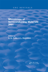 Imagen de portada: Microscopy of Semiconducting Materials 2001 1st edition 9781315895529