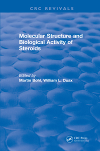 Imagen de portada: Molecular Structure and Biological Activity of Steroids 1st edition 9781315895703