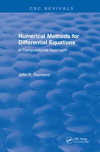 Imagen de portada: Numerical Methods for Differential Equations 1st edition 9781315896007