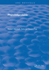 Cover image: Phycobiliproteins 1st edition 9781315896465