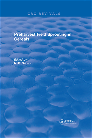Imagen de portada: Preharvest Field sprouting in Cereals 1st edition 9781315896878