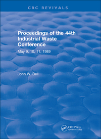 Omslagafbeelding: Proceedings of the 44th Industrial Waste Conference May 1989, Purdue University 1st edition 9781315896922