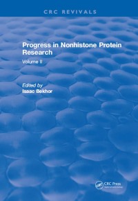 Imagen de portada: Progress in Nonhistone Protein Research 1st edition 9781315896953