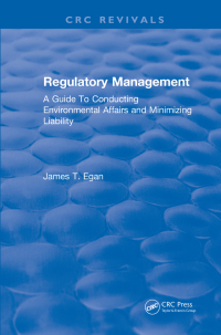 Imagen de portada: Regulatory Management 1st edition 9781315897196