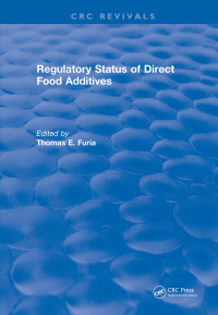 Cover image: Regulatory Status Of Direct Food Additives 1st edition 9781315897202