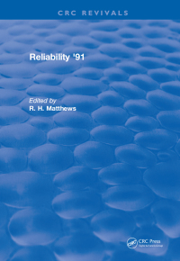 Imagen de portada: Reliability 91 1st edition 9781315897233