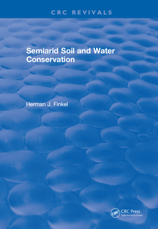 Cover image: Semiarid Soil and Water Conservation 1st edition 9781315897486