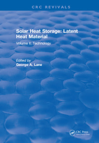 Cover image: Solar Heat Storage 1st edition 9781315897646